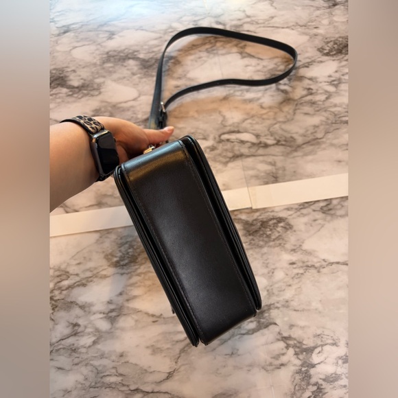 Coach Cassie 19 in Black Pebble Leather with Rivets & Silver Hardware - Picture 4 of 15